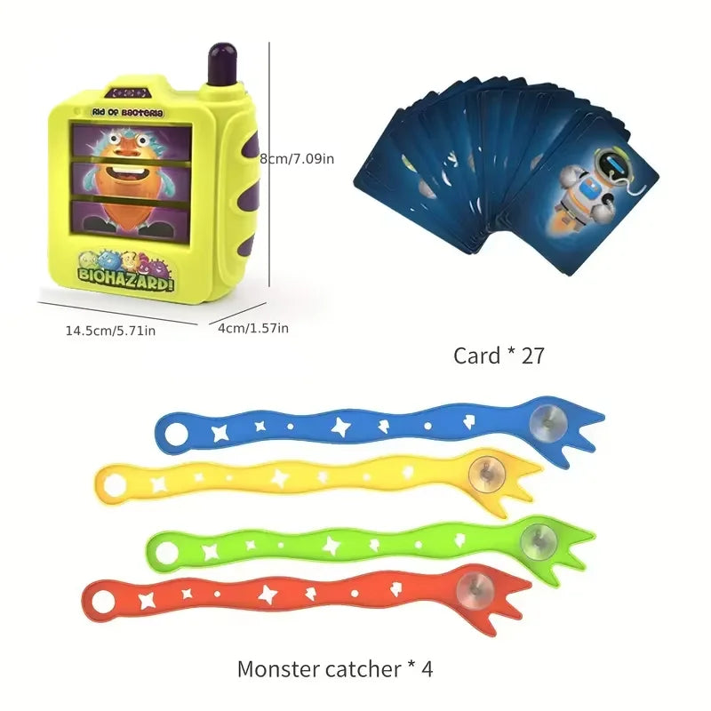 Interactive Puzzle Desktop Kids Toy Strange Hand Hunting Monster Card Toy Space Catcher Camera Family Party Game For 2-4 Players