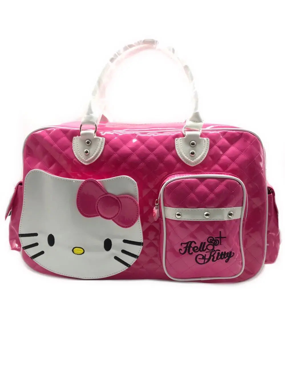 Hello Kitty Handbag Sanrio Travel Satchel Anime Kit Bag Sweetheart Hottie Y2K Girl Crossbody Pu High Capacity Bag Wholesale