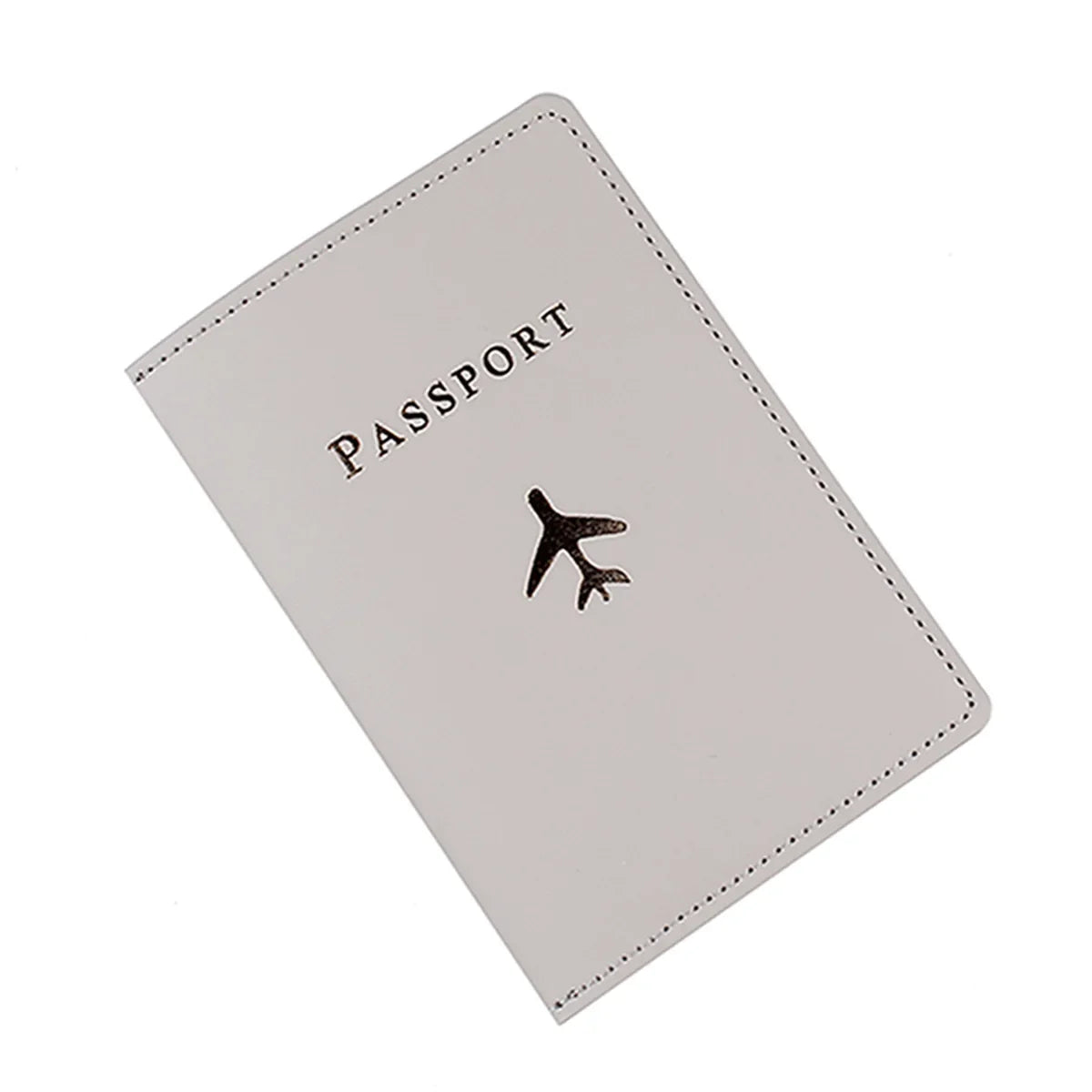 Airplane Passport Cover Women Men Travel Passport Case Pu Leather Fashion Passport Wallet Purse Girl Passport Credit Card Holder