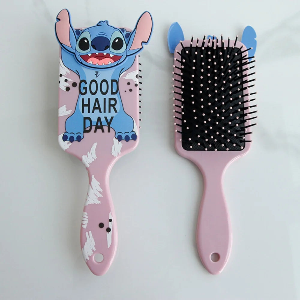 Stitch Comb Series Cartoon needle around Air cushion massage comb for Kids Girl student comb gift