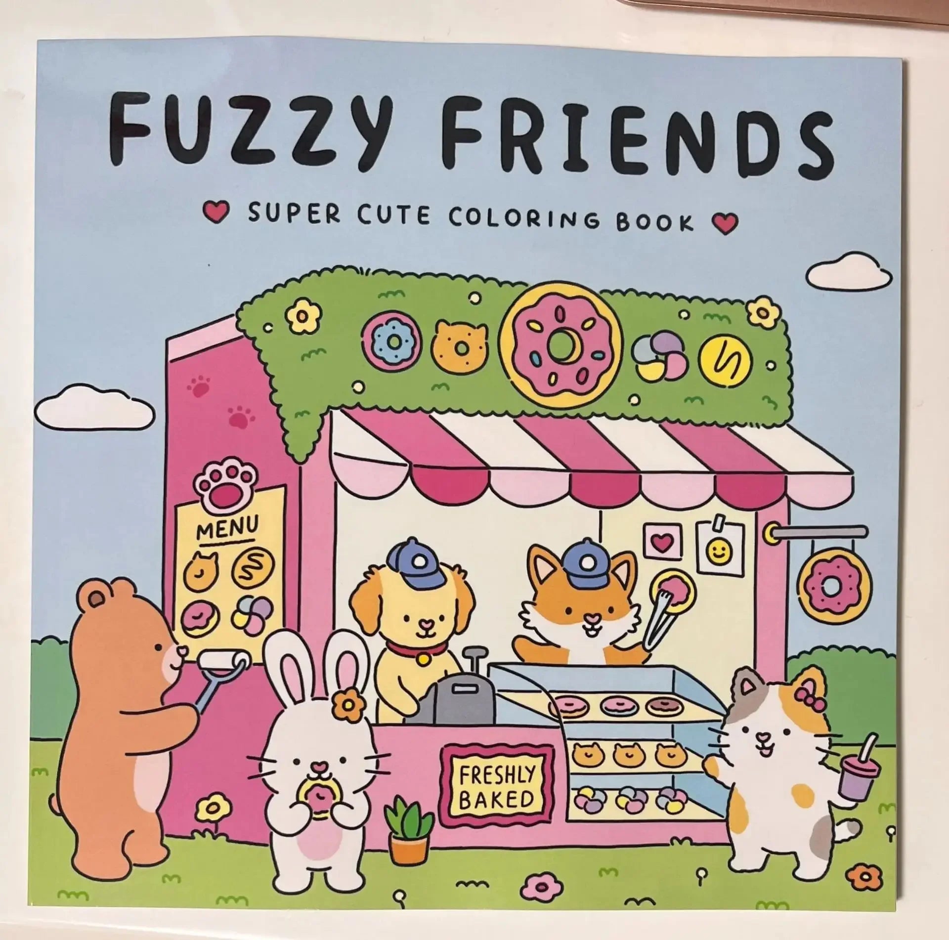 A cute coloring book suitable for children and teenagers, equipped with a cute kitchen series, suitable for relaxing both body a