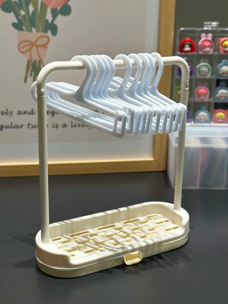 Mini Hangers Are Suitable For Bjd Doll Clothes, 17cm Labubu Clothes Hangers, And Various Other Doll Clothes Hangers