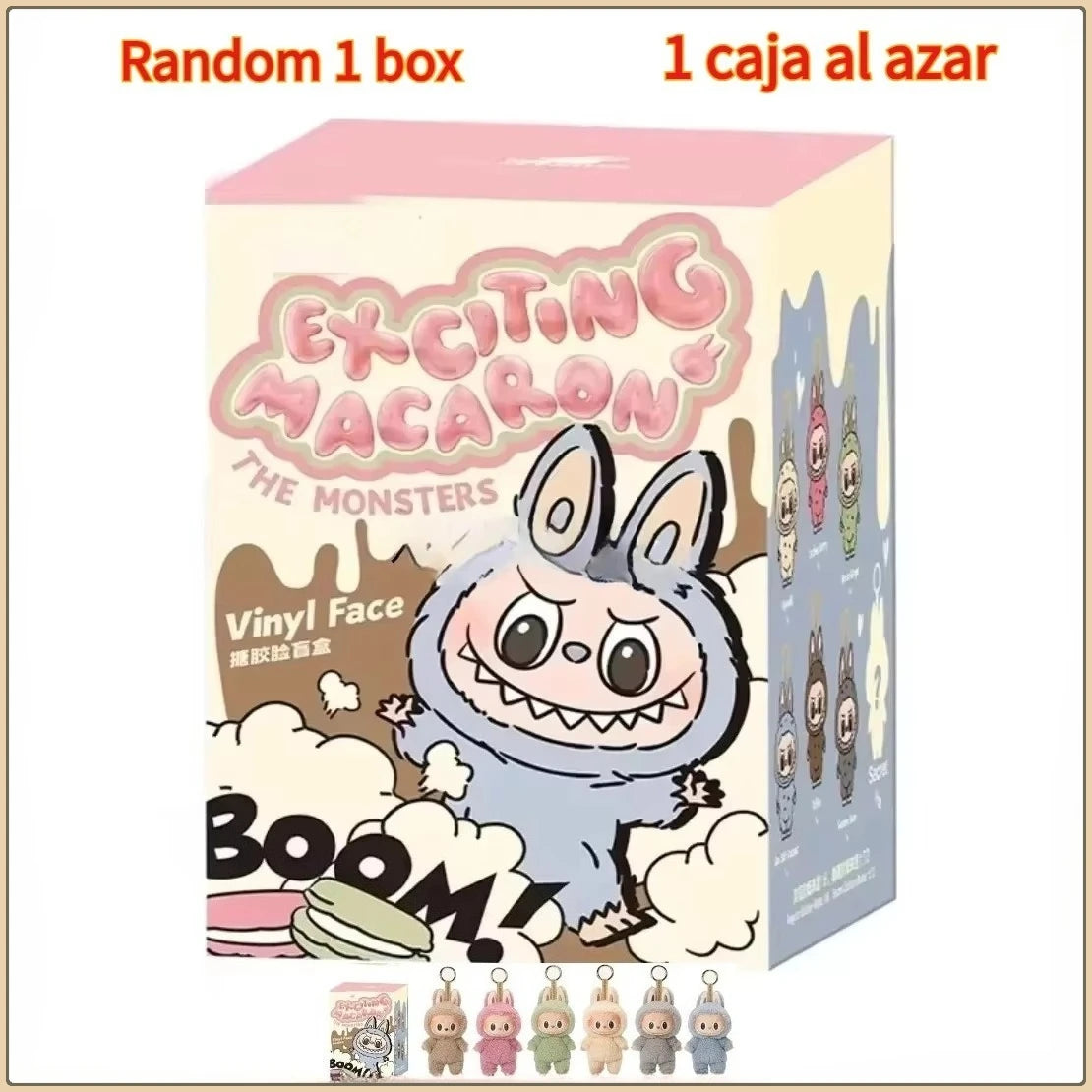 New Labubu Have A Seat Series BIG INTO ENERGY PVC Pendant Doll Model Kawaii The Monsters Blind Box Gift Labubu Macaron 3rd