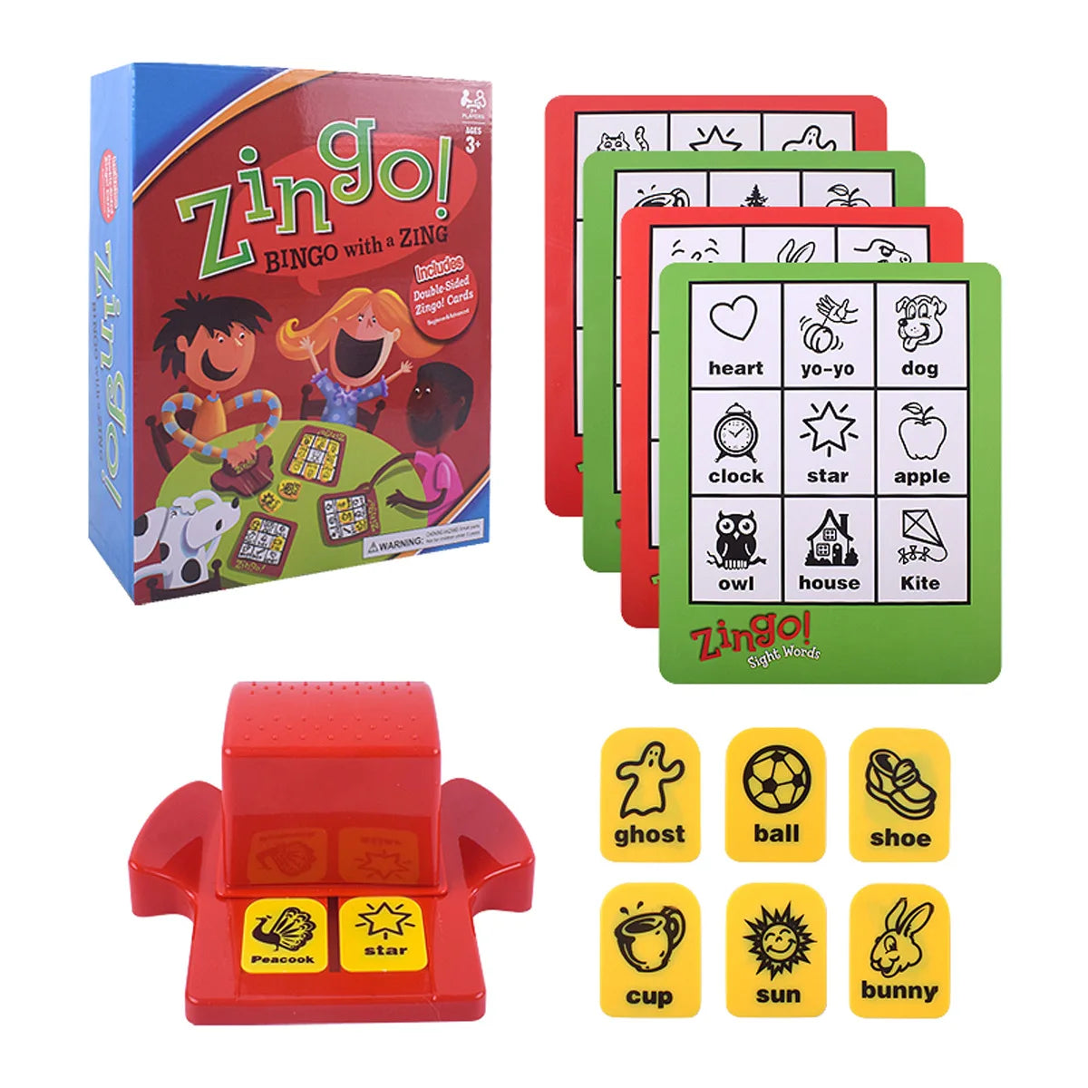 Card Game for Kid Early Education Puzzle Children's Bingo Age 4 and Up - One of The Most Popular Board Games