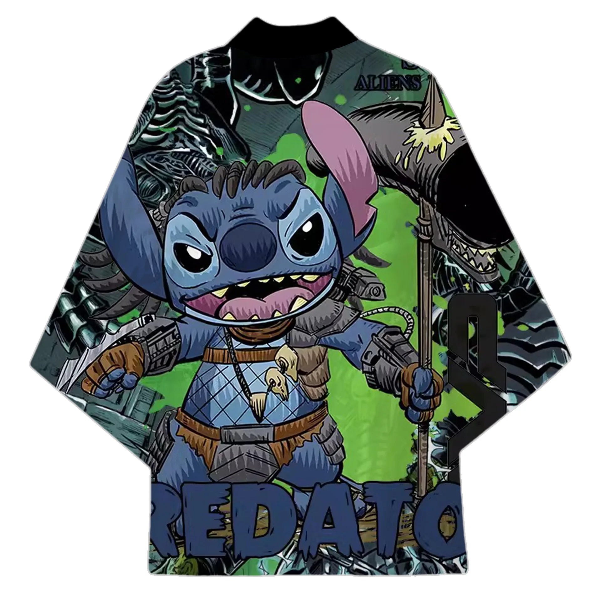 Movie Lilo and Stitch Costume Kimono Cardigan Animation Cartoon Cosplay Cloak Adult Cape 3D Digital Print Halloween Gift Clothes
