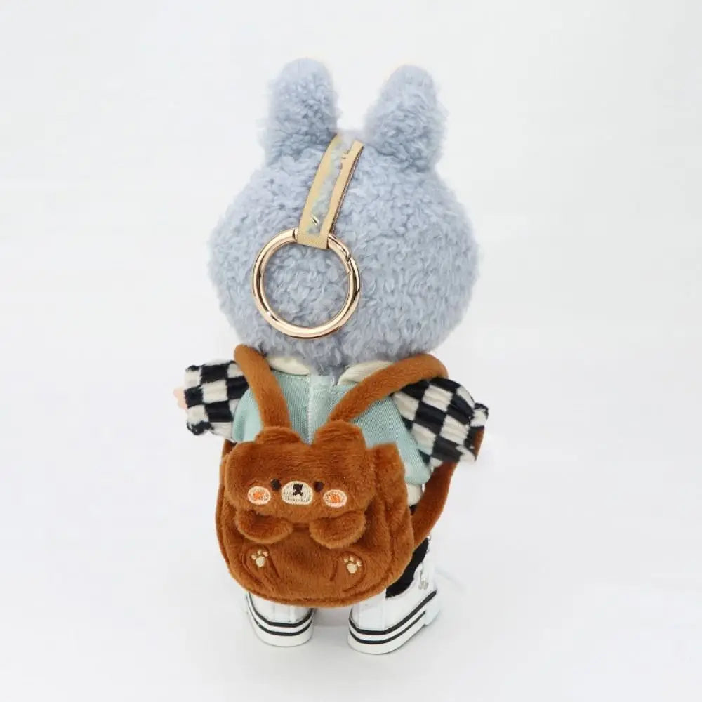 Animal Style 17Cm Labubu Backpack Hand-made Clothes Matching Doll Backpack Multiple Styles Replacement Doll Clothing Accessories