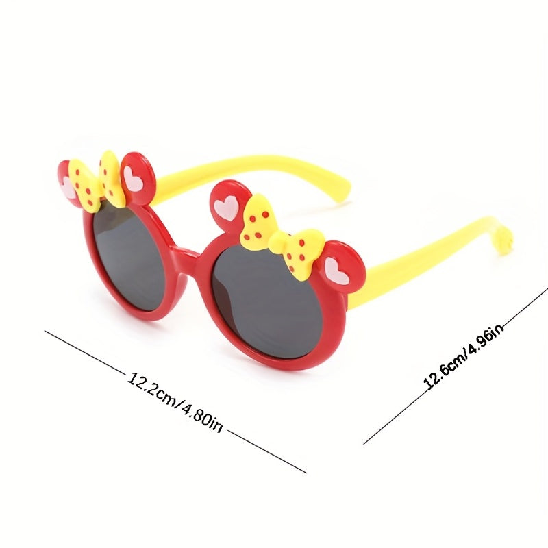 Creative Trendy Cute Cartoon Shaped Frame Fashion Glasses, UV Protection Decorative Accessories For Holiday Party Outdoor Traveling Boys And Girls Accessories, ideal choice for gifts