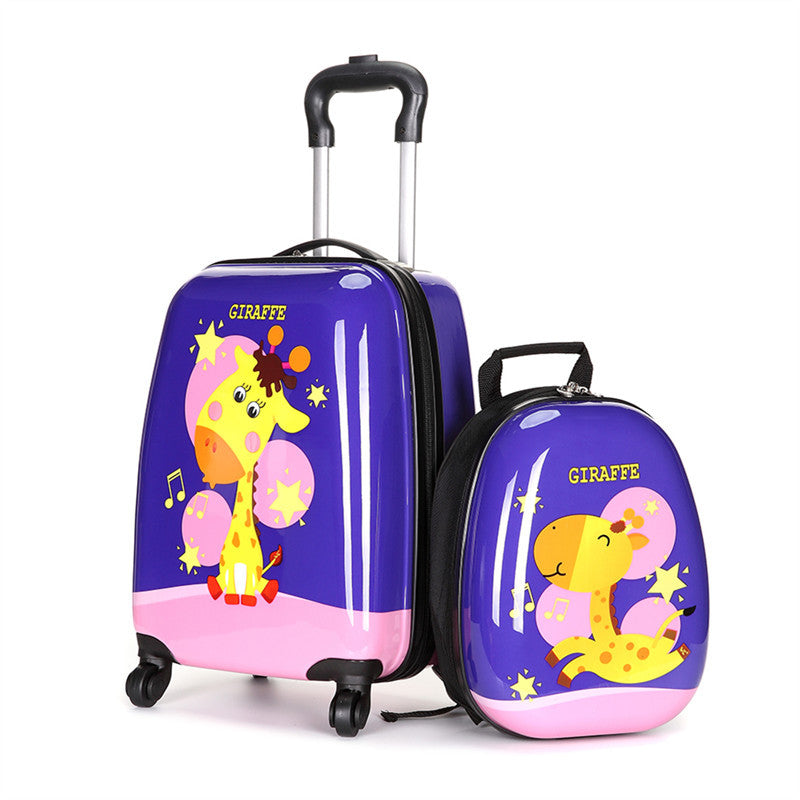 Kids Rolling Luggage Suitcase set 18 Inch kids Spinner Suitcase set travel trolley bags for girl  Suitcase trolley bag for boys
