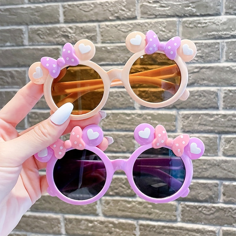 Creative Trendy Cute Cartoon Shaped Frame Fashion Glasses, UV Protection Decorative Accessories For Holiday Party Outdoor Traveling Boys And Girls Accessories, ideal choice for gifts