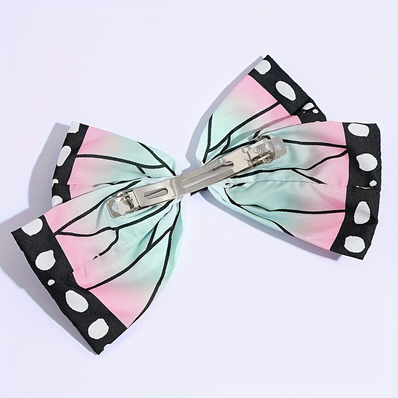 Japanese Anime Cartoon Oversized Bowknot Hairpin Cute Hair Clip Barrette Hair Accessories For Women