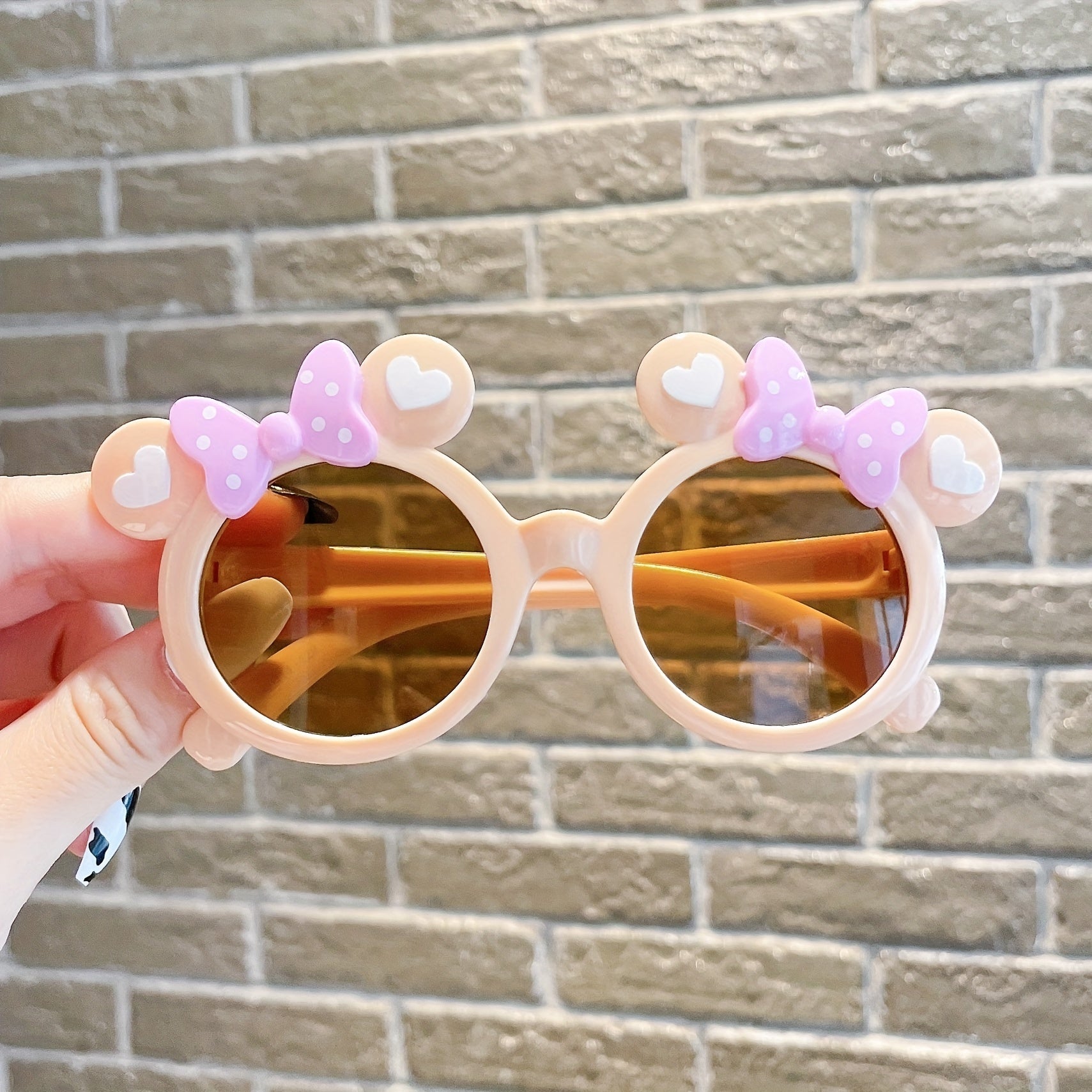 Creative Trendy Cute Cartoon Shaped Frame Fashion Glasses, UV Protection Decorative Accessories For Holiday Party Outdoor Traveling Boys And Girls Accessories, ideal choice for gifts