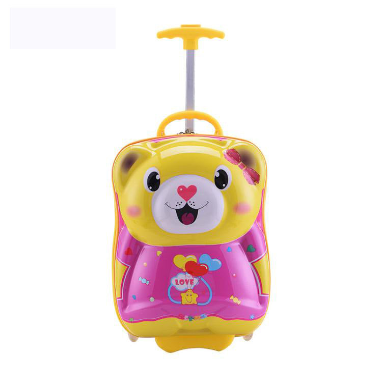 Kids travel suitcase Carry on Rolling suitcase for Boys Bear kids suitcase for travel luggage suitcase for girls  wheeled bags