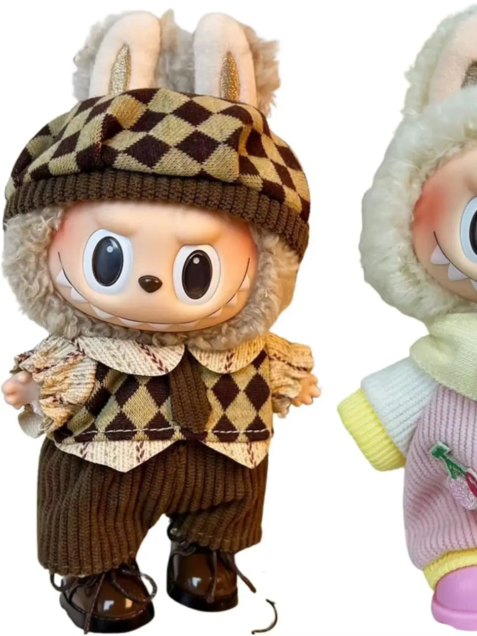 For 17cm Labubu Idol V1 V2 Fashion Mini Doll Clothes Outfit Accessories Stylish Outfit Clothes Sports Leisure Suit Clothing Gift