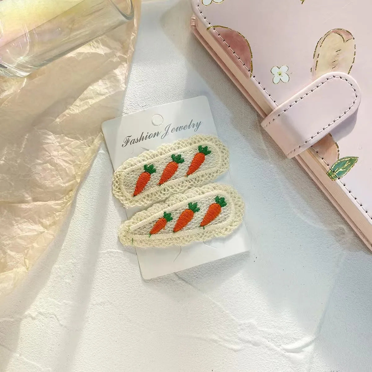 2pc cherry strawberry Hairpin Hairgrip Hair Clips for Girls Women Kids Childs Vintage Crab for Gift Hair Accessories