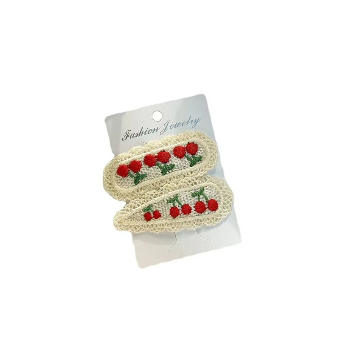 2pc cherry strawberry Hairpin Hairgrip Hair Clips for Girls Women Kids Childs Vintage Crab for Gift Hair Accessories