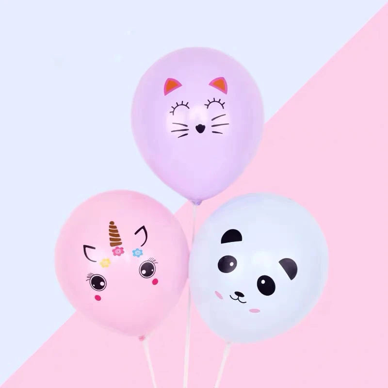 1pc Unicorn Balloon Sticker for Bubble Clear Helium Balloon Birthday Party Decoration Wedding Valentine's Day Baby Shower Party