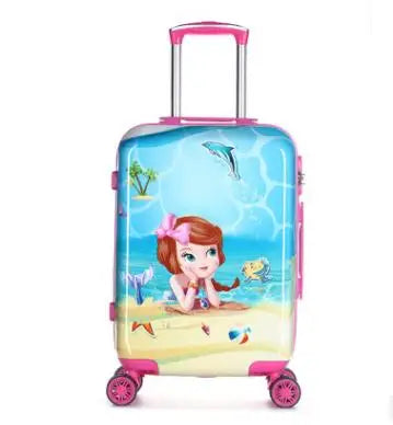 KIds 20 Inch rolling luggage suitcases for Children Travel Bags Wheels Travel Trolley Luggage Kids Rolling Suitcases for girls