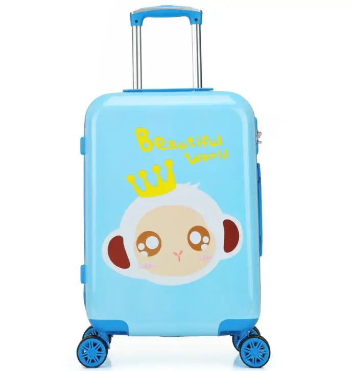 KIds 20 Inch rolling luggage suitcases for Children Travel Bags Wheels Travel Trolley Luggage Kids Rolling Suitcases for girls