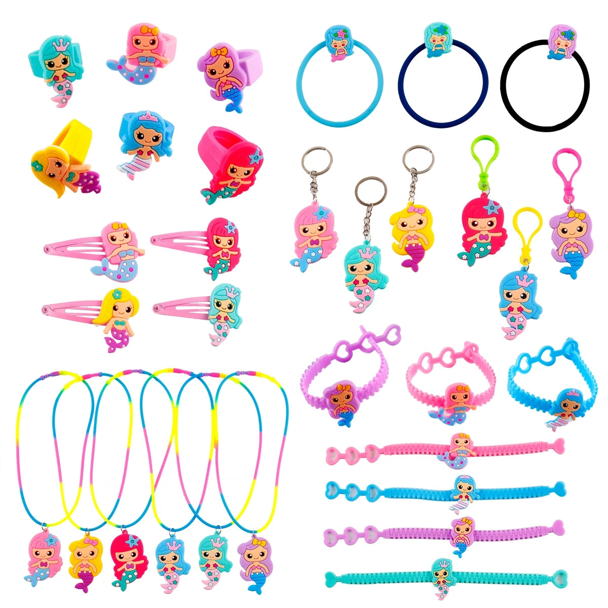Little Mermaid Party Decor 1st One Birthday Party Kids Girl Mermaid Party Gifts Mermaid Brithday Party Supplies Baby Shower
