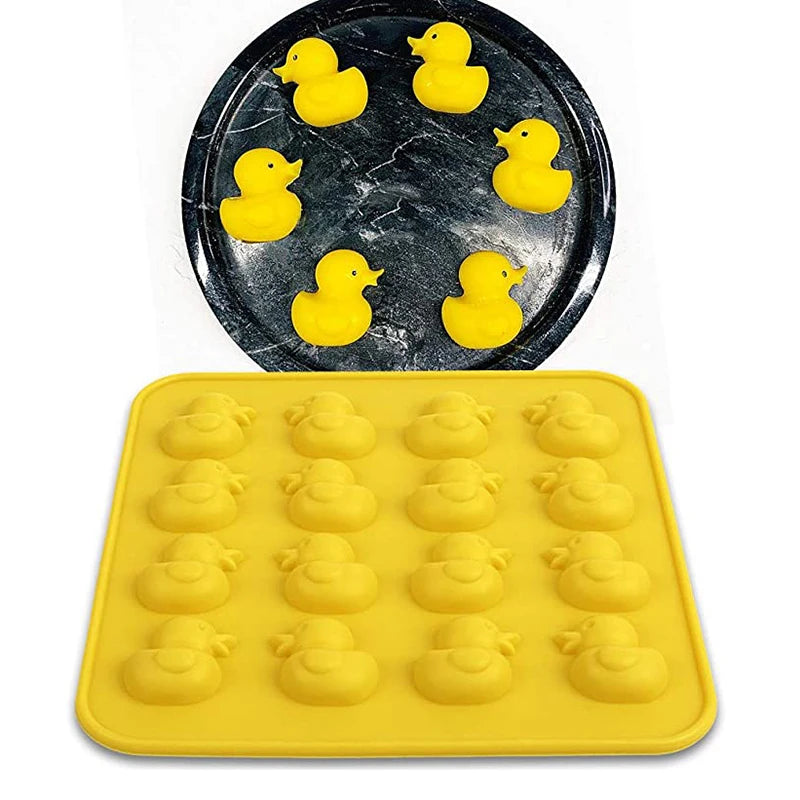 Cartoon Silicone Mold For Baking Stitch Bear Mouse Cat Pig Duck Chocolate Soap Mould Animal Cake Decorating Tool Cupcake Topper