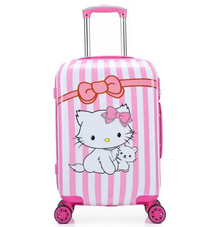 KIds 20 Inch rolling luggage suitcases for Children Travel Bags Wheels Travel Trolley Luggage Kids Rolling Suitcases for girls