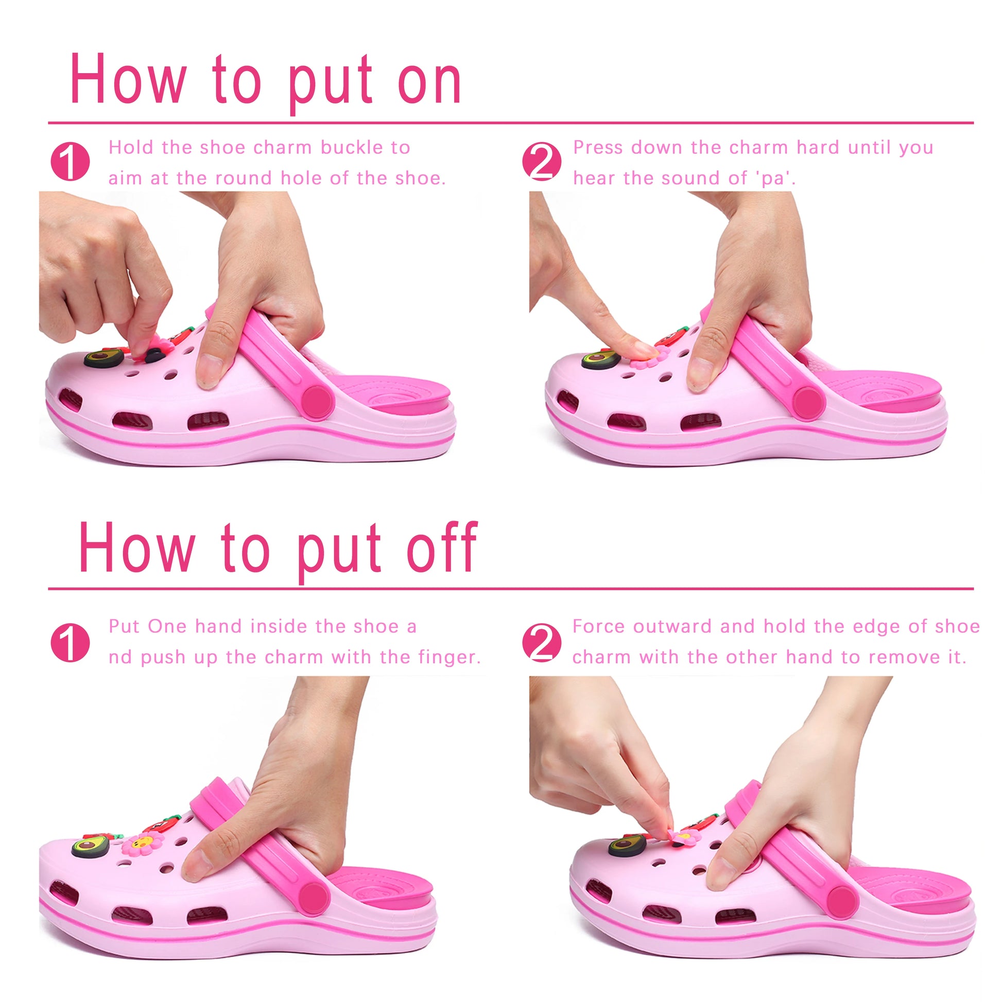 Novelty Hair salon 1pc PVC Game Shoe Charms Shoe Accessories Shoe Decoration for  Wristbands Kids Party Xmas Hot Sale