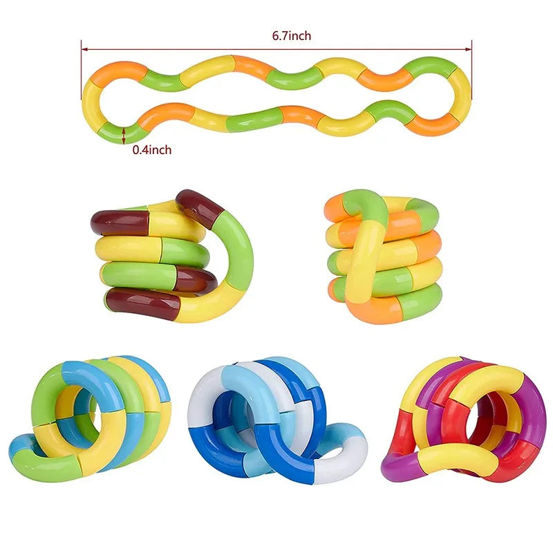 New Roller Twist Fidget Toys Anti Stress Adult Brain Relax Decompression Child Rope For Stress Kids Antistress Focus Toy