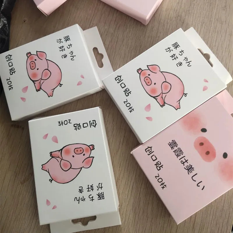 20pcs/box Waterproof Bandages Breathable Cute Cartoon Band Aid Hemostasis Adhesive Bandages First Aid Kit Random Box