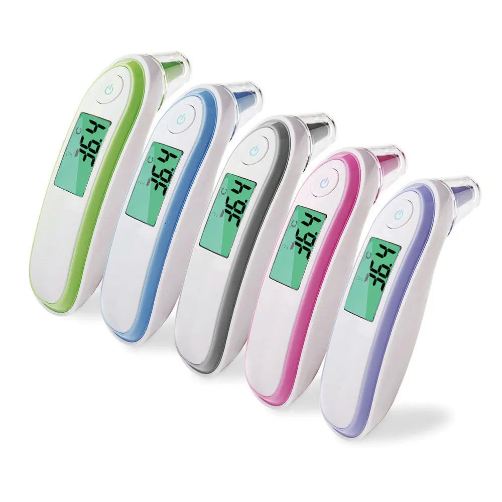 JYouCare Medical Household Infrared Digital Ear and Forehead Non-contact Laser Body Thermometer kid Baby Adult Fever Temperature