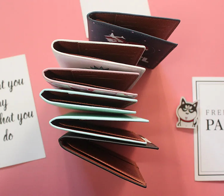 Lovely Minnie Passport Cover for Girls Travel Passport Case Leather Red Cute Passport Wallet Purse Kids Passport Holder