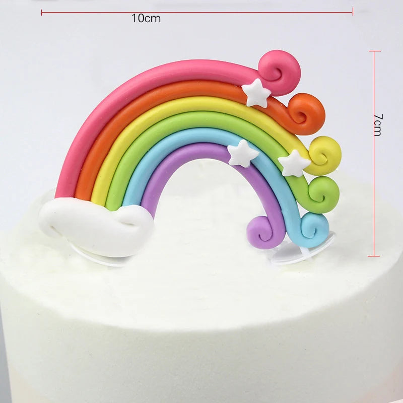 Rainbow Unicorn Cupcake Wrappers Cake Topper Unicorn Birthday Party Cake Decorations Kids Baby Shower Unicorn Party Supplies