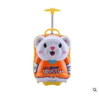 Kids travel suitcase Carry on Rolling suitcase for Boys Bear kids suitcase for travel luggage suitcase for girls  wheeled bags