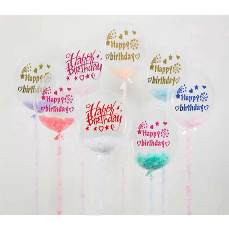 1pc Unicorn Balloon Sticker for Bubble Clear Helium Balloon Birthday Party Decoration Wedding Valentine's Day Baby Shower Party