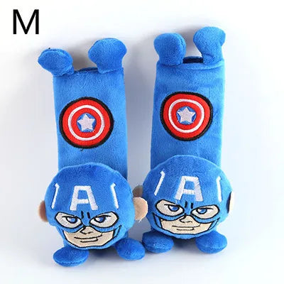 New Spiderman Soft Protective Cover For Childrens American  Cartoon  Cotton Car Interior Plush Seat Belt Shoulder Cover