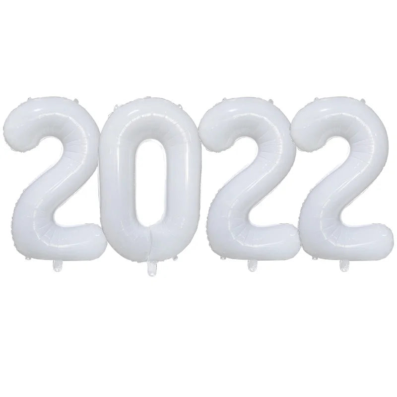 32/40Inch Cream Color Number Balloons 1-9 Large Digital Foil Helium Ball Girl Kids Adult Happy Birthday Party Decoration Wedding