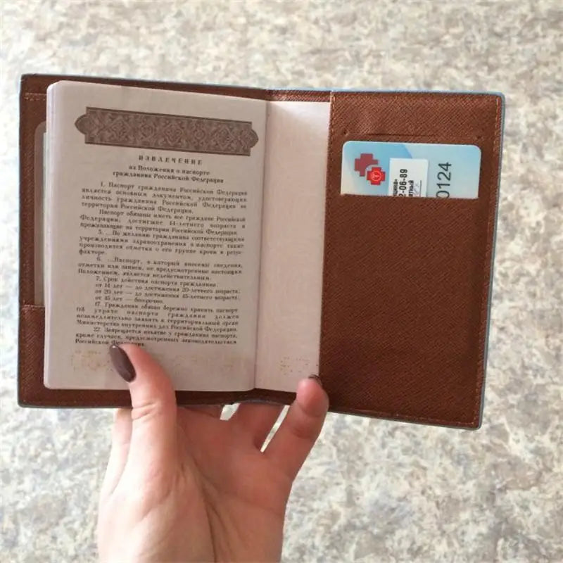 Lovely Minnie Passport Cover for Girls Travel Passport Case Leather Red Cute Passport Wallet Purse Kids Passport Holder
