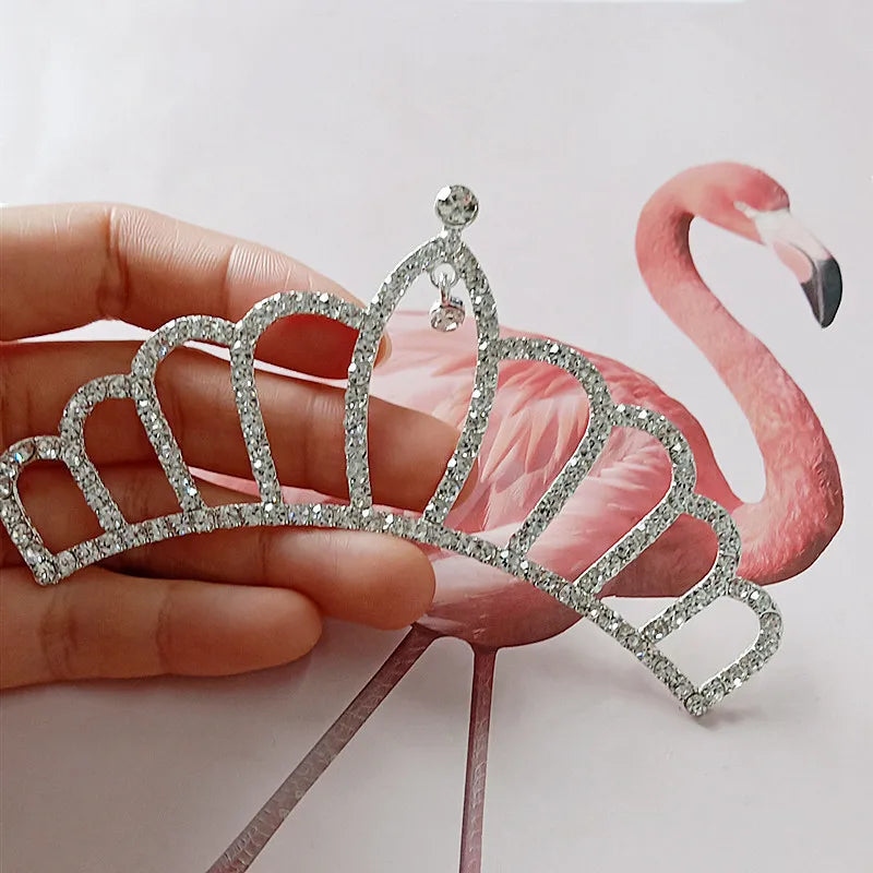 10pcs/lot lovely bling Charm crown with Rhinestone pendant kid headdress hair accessories  jewelry accessories