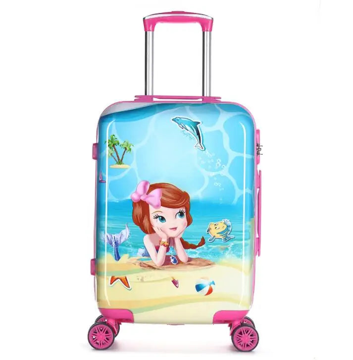 KIds 20 Inch rolling luggage suitcases for Children Travel Bags Wheels Travel Trolley Luggage Kids Rolling Suitcases for girls