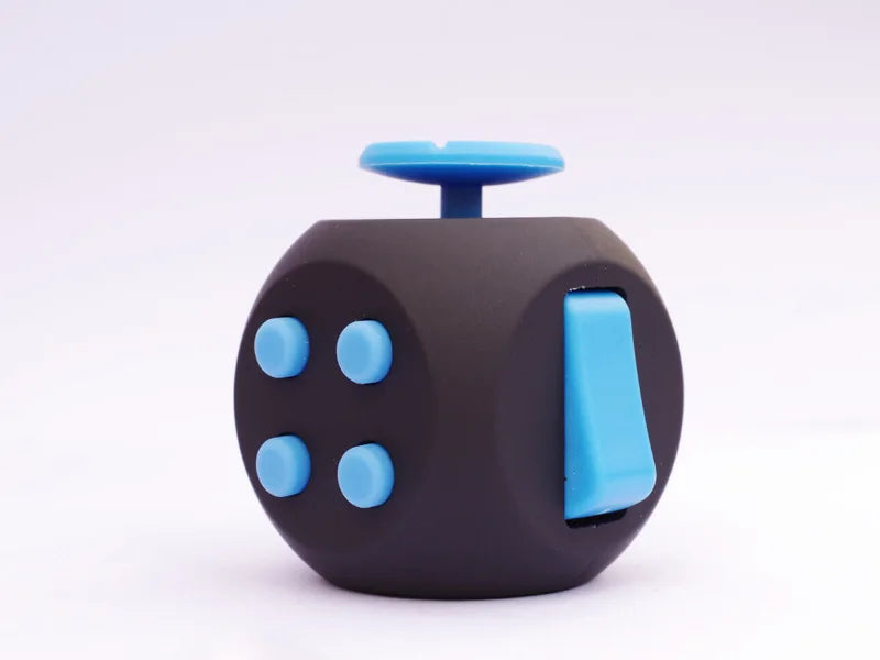 Fidget Cube EDC Anti Stress Relief Toys Anxiety Antistress Sensory Fidgeting Dice Toy For Kids Adults Autism ADHD Focus 12 Sides