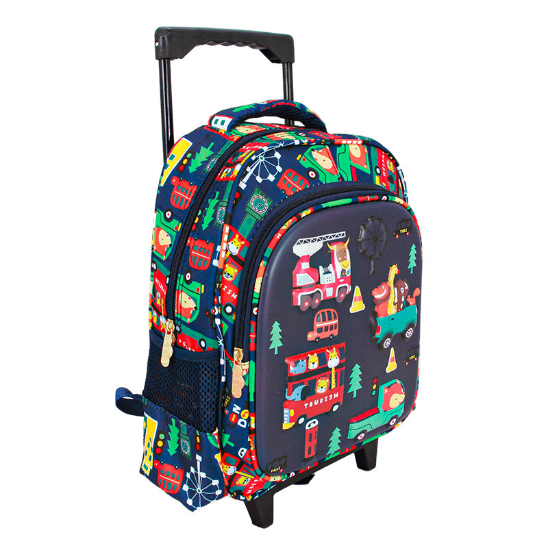 Small  kids rolling luggage Travel trolley bags for little boys Toddler rolling backpack suitcase for kidgarden Trolley Backpack