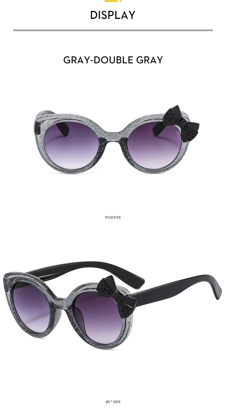 Girls Boys Cute Animal Cartoon Ears Sunglasses Outdoor Sun Protection Children Lovely Vintage Sunglasses Protection Classic Kids