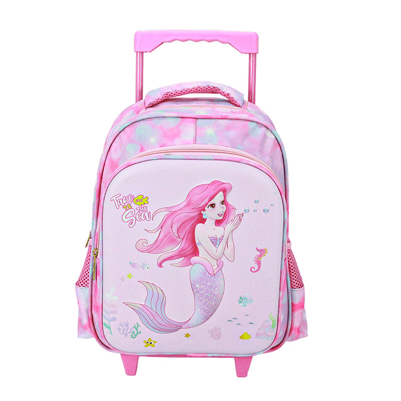 Small  kids rolling luggage Travel trolley bags for little boys Toddler rolling backpack suitcase for kidgarden Trolley Backpack