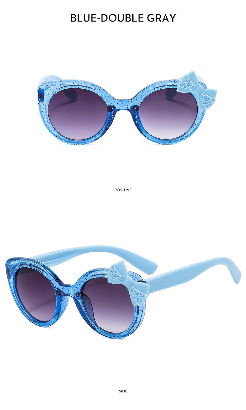 Girls Boys Cute Animal Cartoon Ears Sunglasses Outdoor Sun Protection Children Lovely Vintage Sunglasses Protection Classic Kids