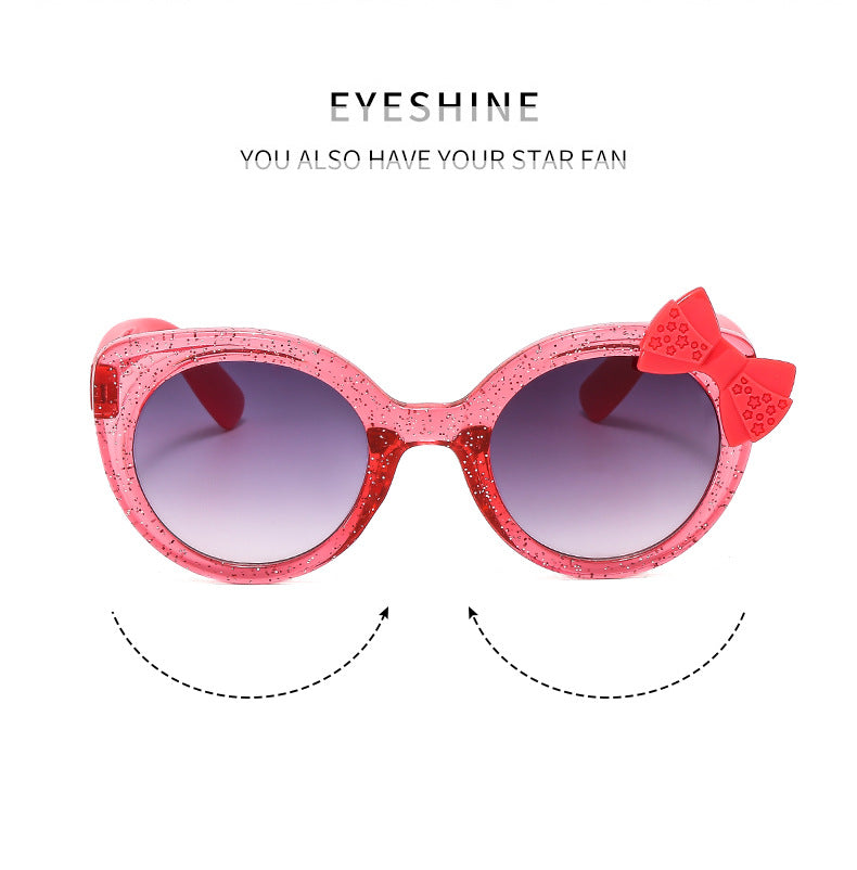 Girls Boys Cute Animal Cartoon Ears Sunglasses Outdoor Sun Protection Children Lovely Vintage Sunglasses Protection Classic Kids