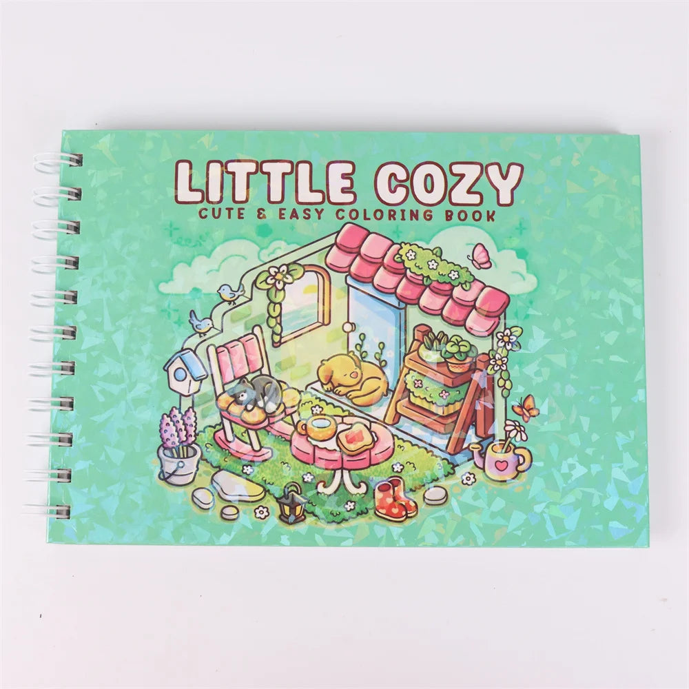 Bobbie Goods Coloring Book Cute and Cozy for Adults & Teens（Same style, different color cover）