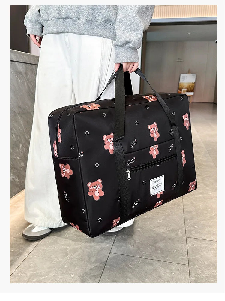 Large Capacity Travel Bag Portable Business Trip Light Portable Student Trolley Case Luggage Bag Maternity Storage Bag for Girls