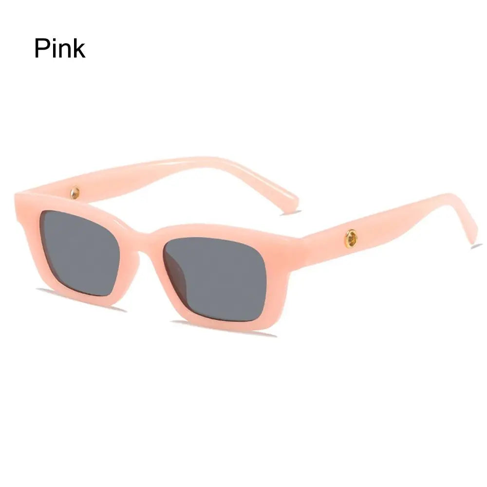 UV400 Heart Print Children Sunglasses Cute 2-8 Years Sun Protection Eyewear Kids Rectangular Sun Glasses