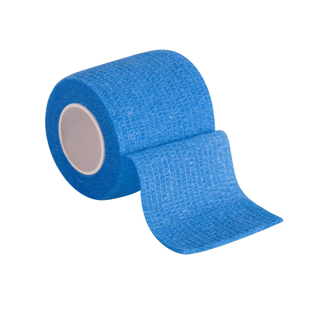 1Roll 2.5/5/10cm*4.5m Gauze Medical Bandage Self-adhesive Breathable Elastic Bandages for Sports Fixing Finger Wrist Leg Tapes