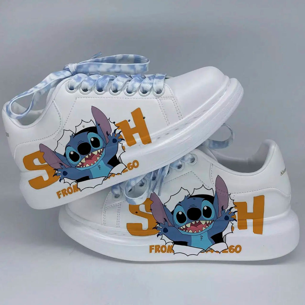 Lilo & Stitch Sneakers Kawaii Cartoon Stitch Shoes Little Monster Pattern Shoes Fashion Casual Sports Shoes