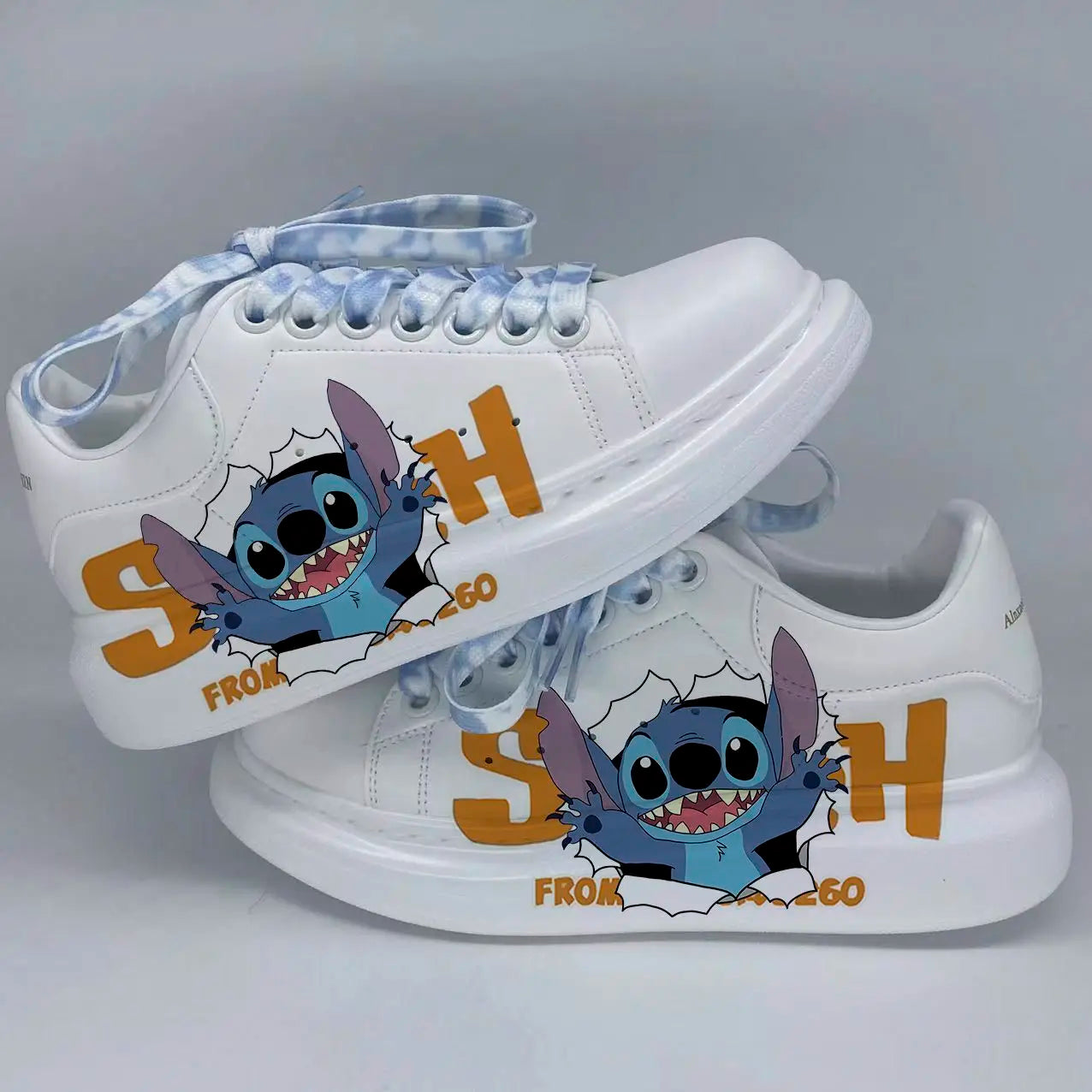 Lilo & Stitch Sneakers Kawaii Cartoon Stitch Shoes Little Monster Pattern Shoes Fashion Casual Sports Shoes